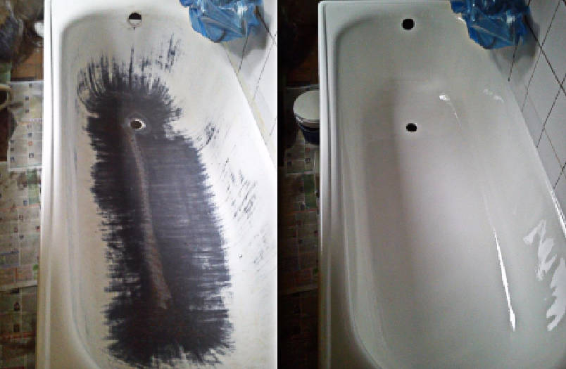 Реставрация ванны акриловой, чугунной или металлической в Иваннов-Франковске